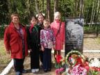 Митинг, посвящённый открытию памятника на воинском захоронении в лесу за д. Иваньково.